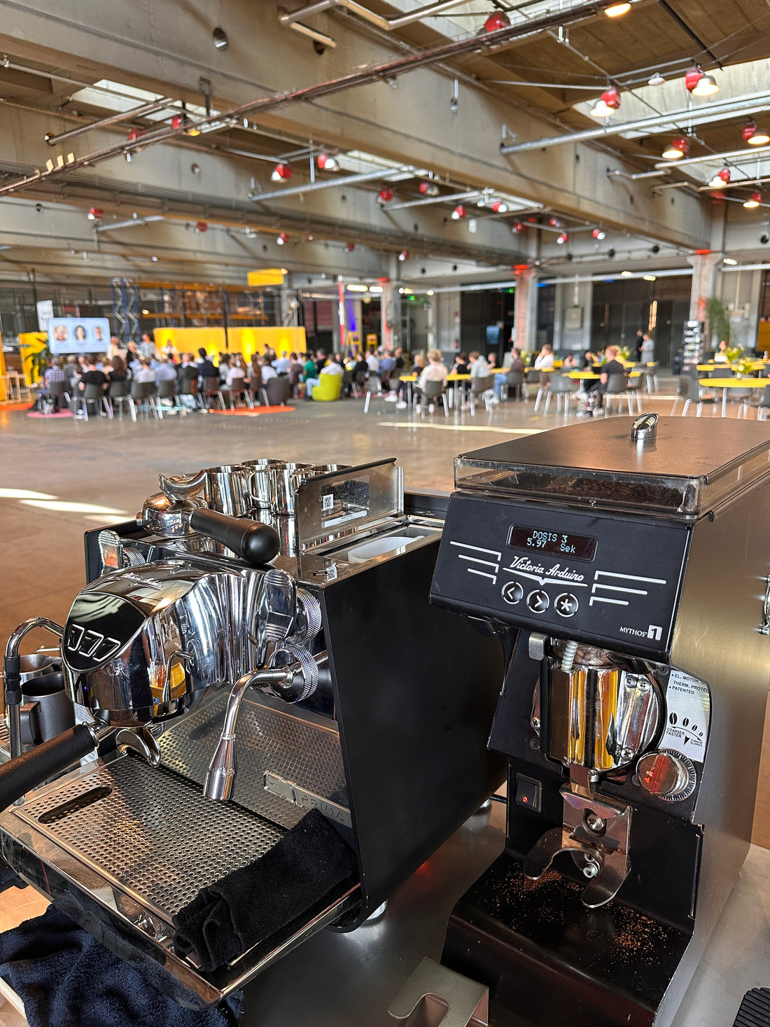 Berlins Schnellstes Kaffee-Catering bei der Deep Tech Runway Konferenz