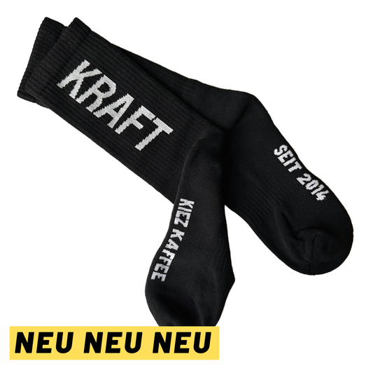 KIEZ KAFFEE KRAFT Socken *schwarz*